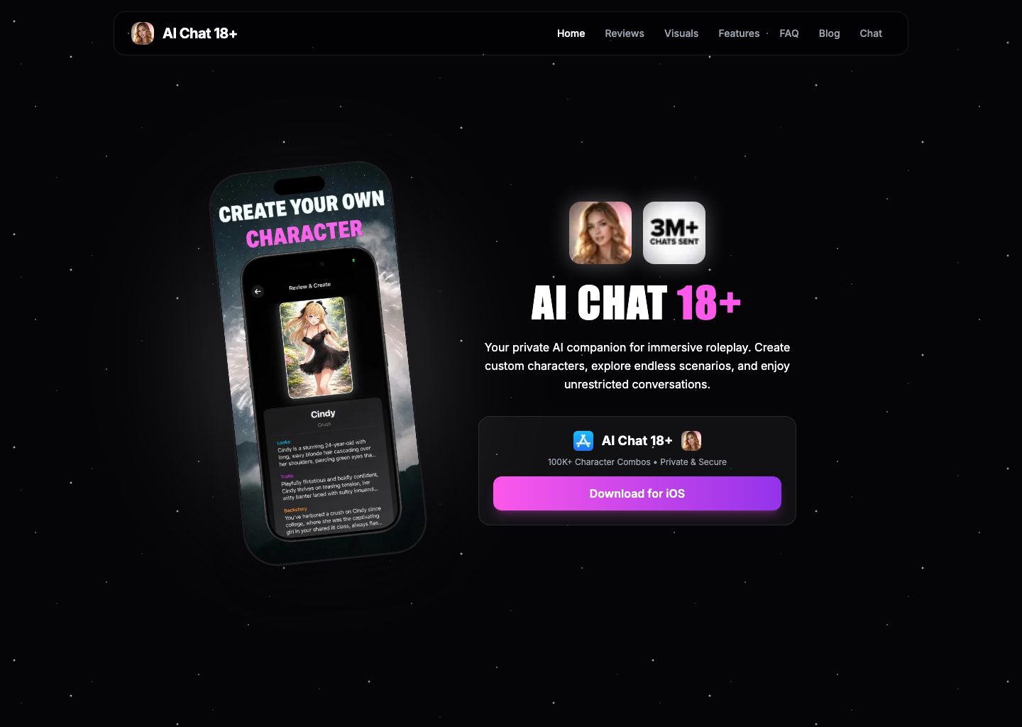 AI Chat 18+ โ NSFW AI tool screenshot
