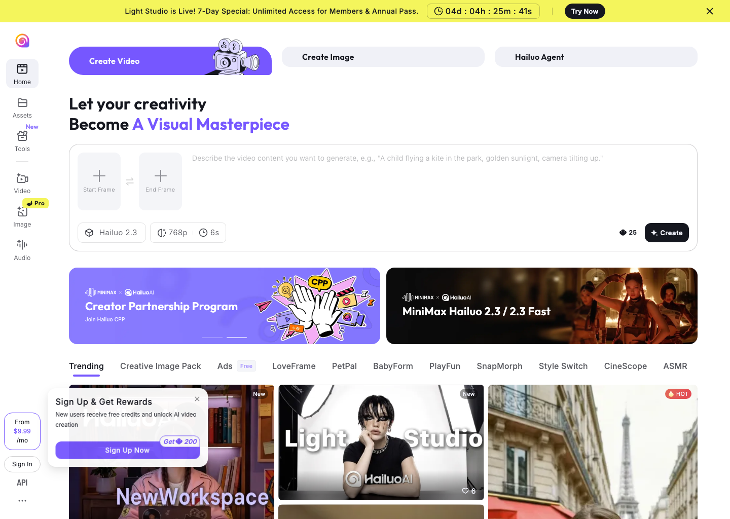 Hailuo AI โ Video AI tool screenshot