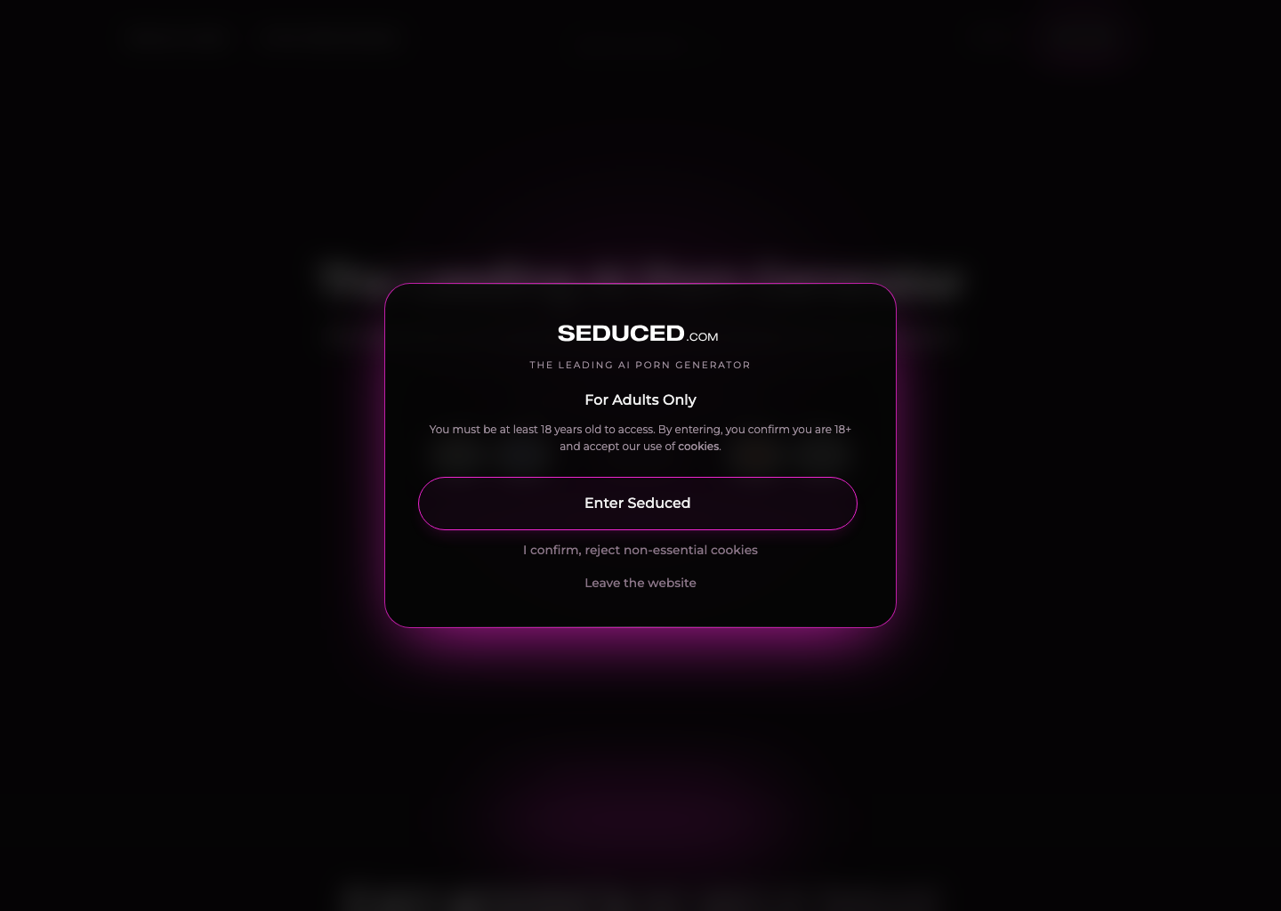 SeducedAI โ NSFW AI tool screenshot