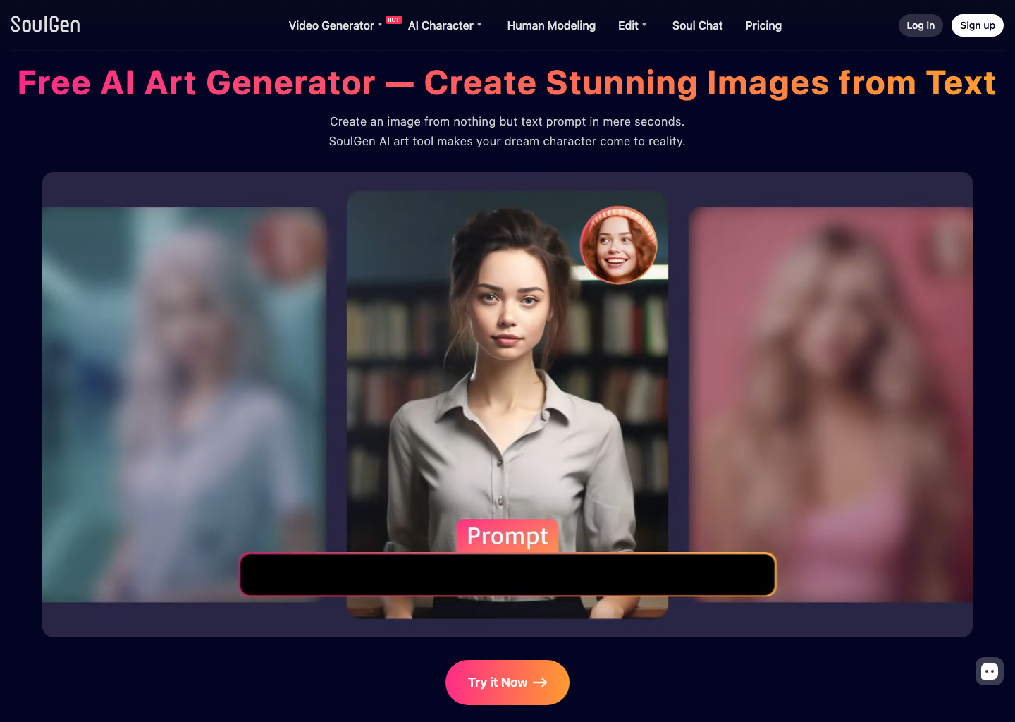 SoulGen โ NSFW AI tool screenshot